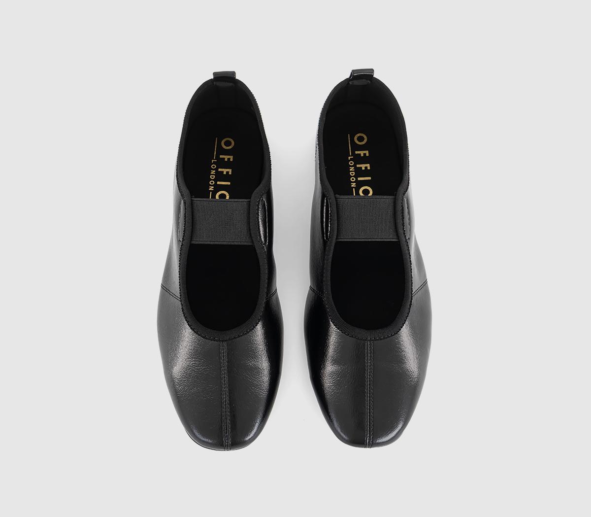 OFFICEFraser Soft Elastic Mary Jane Ballet FlatsBlack