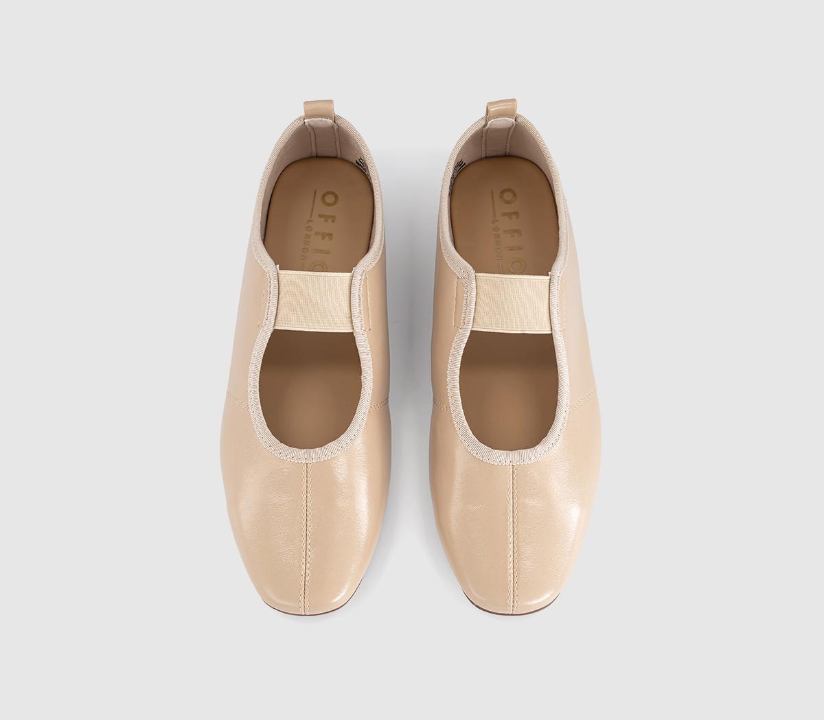 OFFICEFraser Soft Elastic Mary Jane BalletsCream