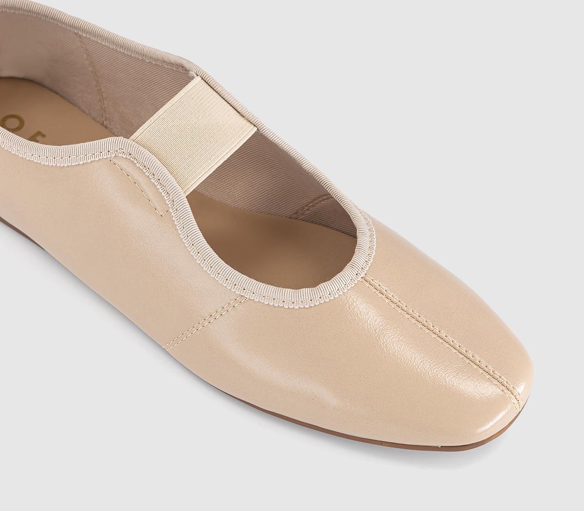 OFFICEFraser Soft Elastic Mary Jane BalletsCream