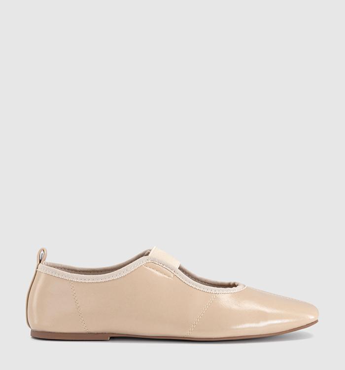 OFFICE Fraser Soft Elastic Mary Jane Ballets Cream