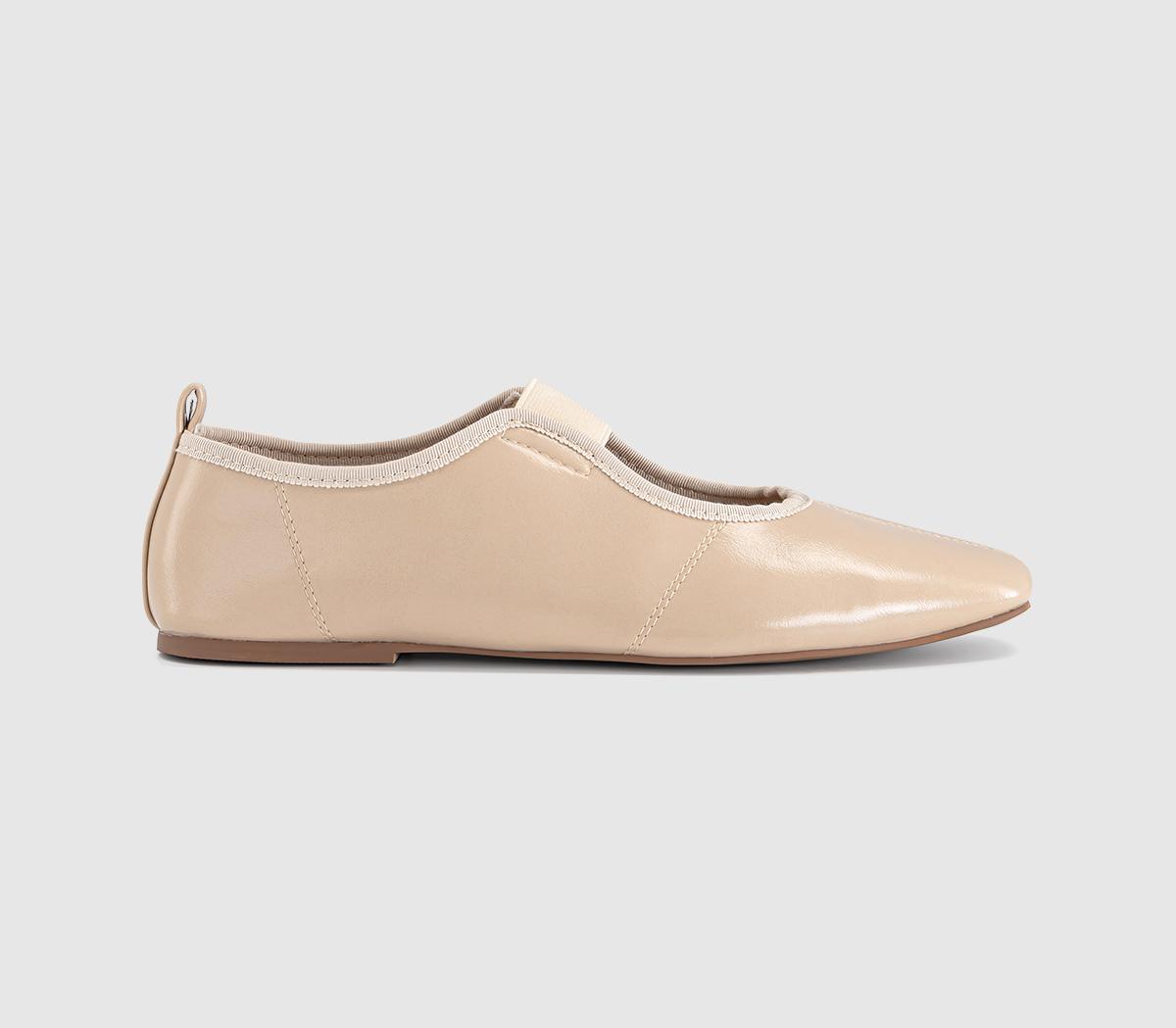 OFFICEFraser Soft Elastic Mary Jane BalletsCream