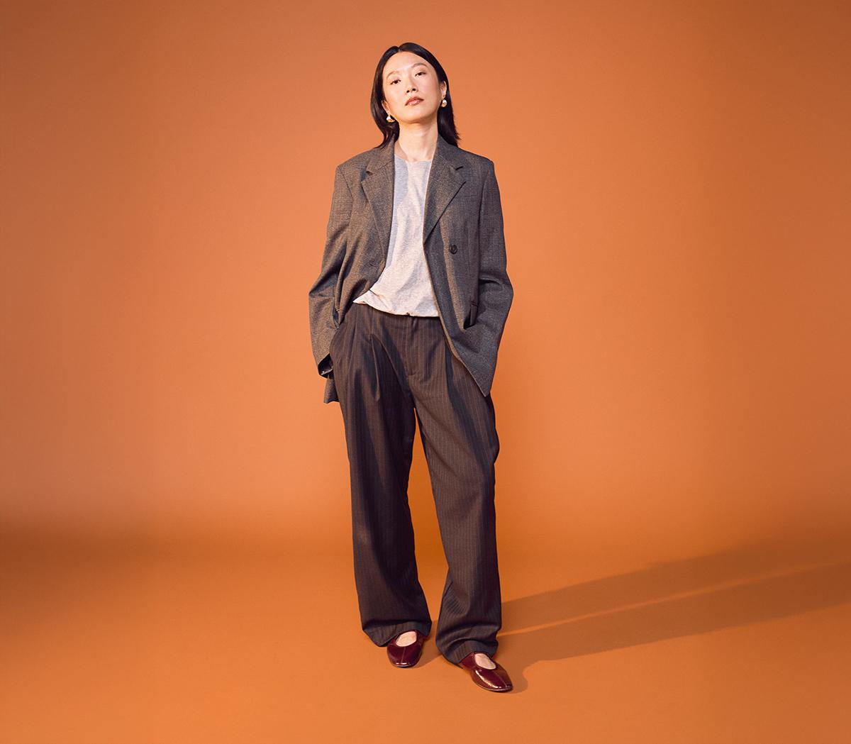 OFFICEFraser Soft Elastic Mary Jane Ballet FlatsBurgundy