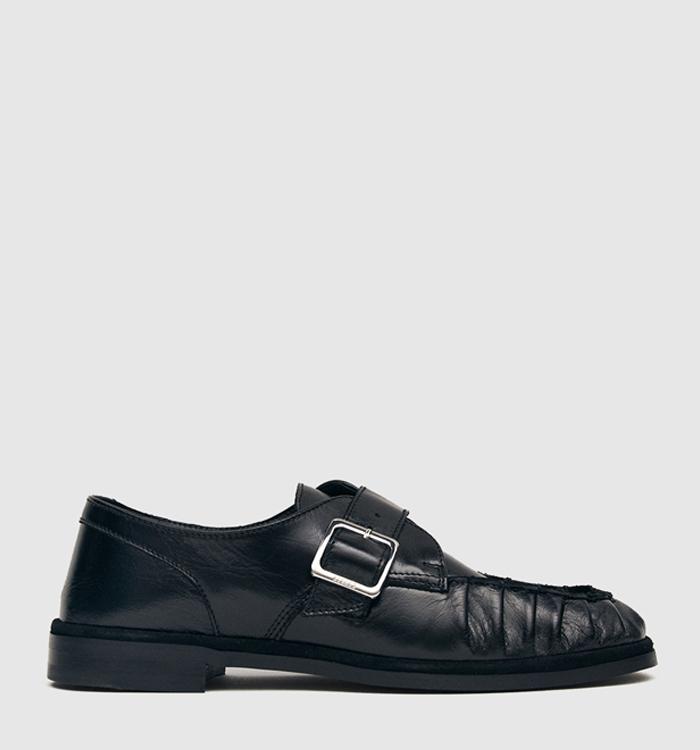 ALOHAS Brandy Loafers Black Leather