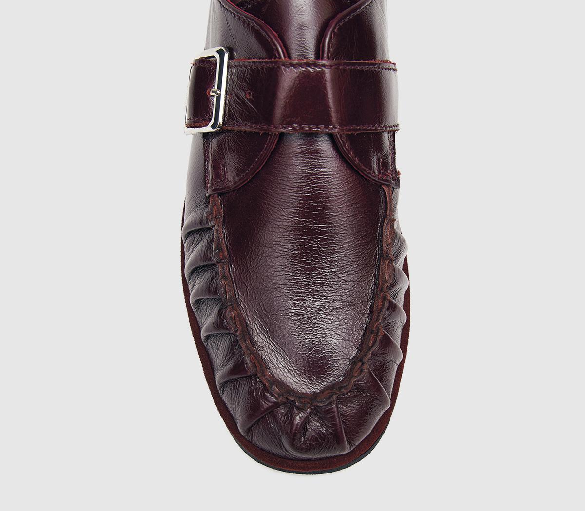 ALOHASBrandy LoafersBurgundy Leather
