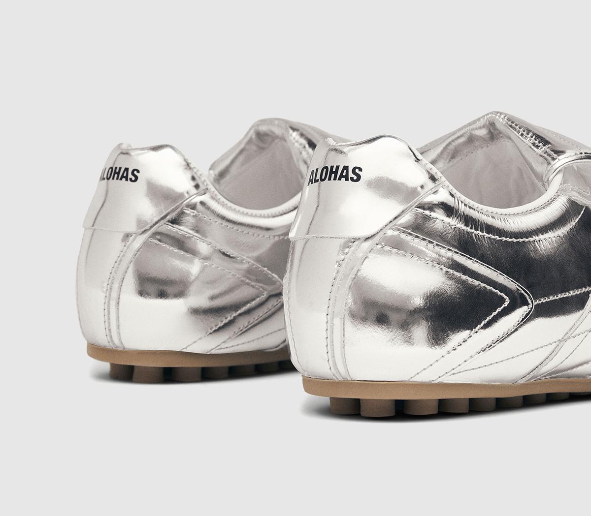 ALOHASTB.99 SneakersSilver Leather