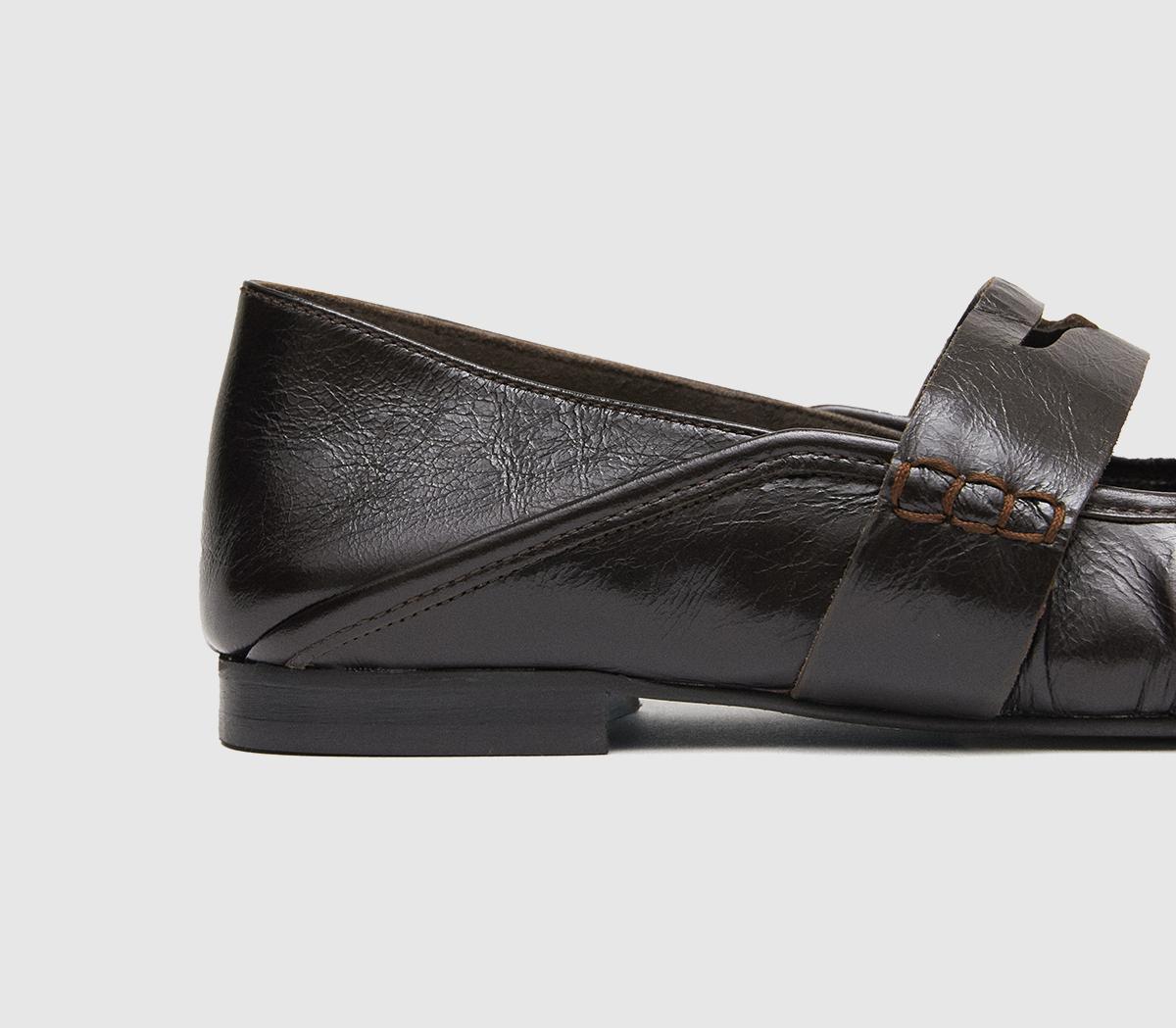 ALOHASBargo Ballet FlatsBrown Leather