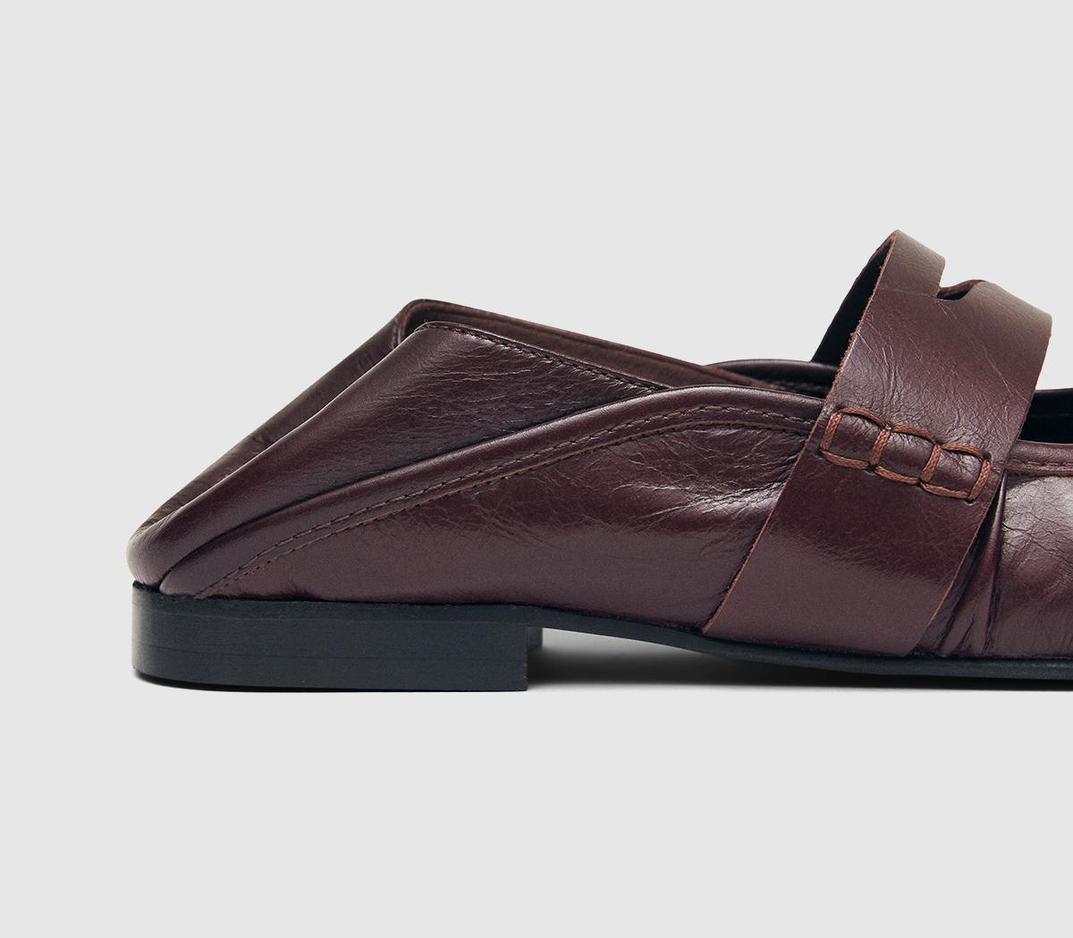 ALOHASBargo Ballet FlatsBurgundy Leather
