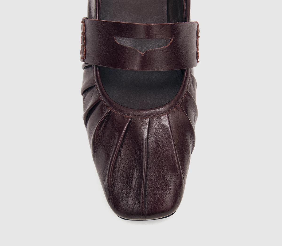 ALOHASBargo Ballet FlatsBurgundy Leather