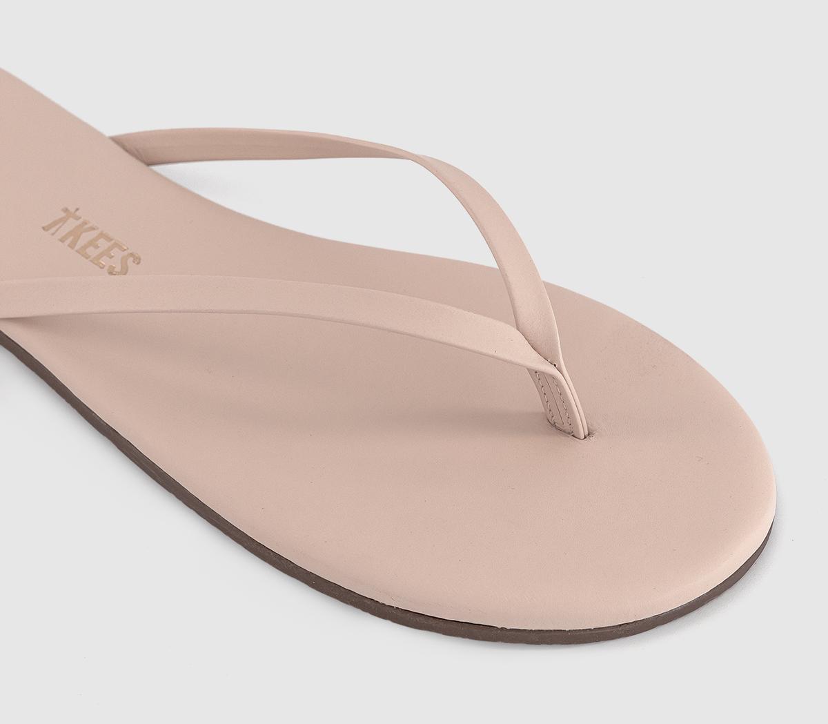 TKEESLily Nude Foundations Flip FlopsLinen