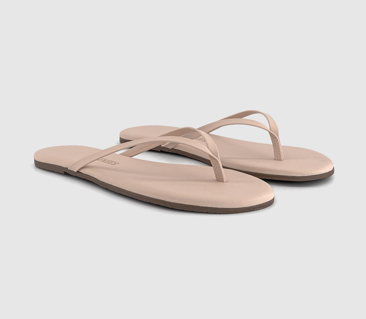 TKEESLily Nude Foundations Flip FlopsLinen