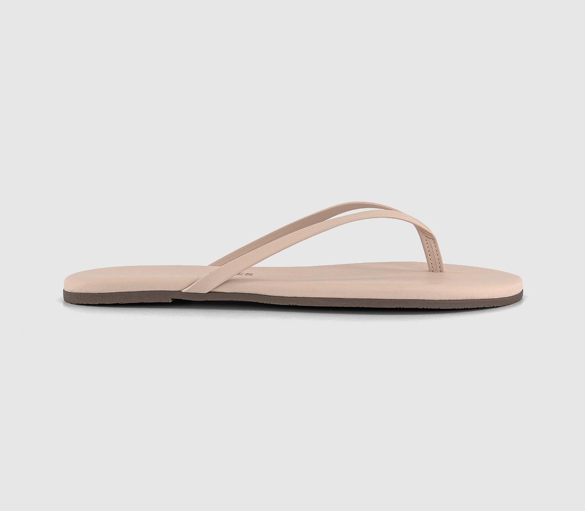 TKEESLily Nude Foundations Flip FlopsLinen