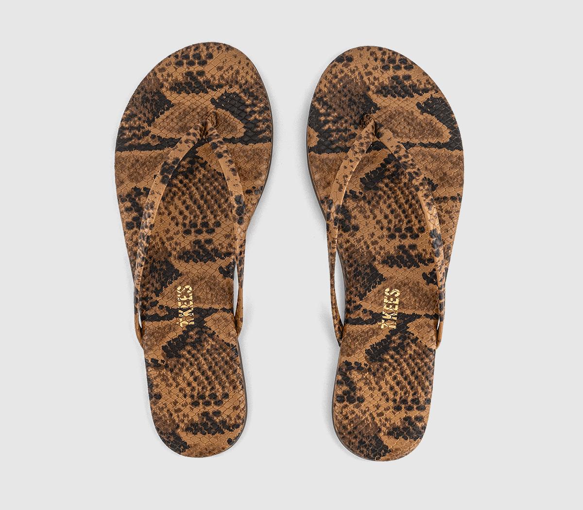 TKEESStudio Exotic Flip Flops TKEESStudio Exotic Flip FlopsSnake