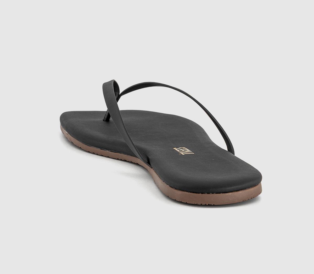TKEESSquare Toe Lily Flip Flops TKEESSquare Toe Lily Flip FlopsBlack