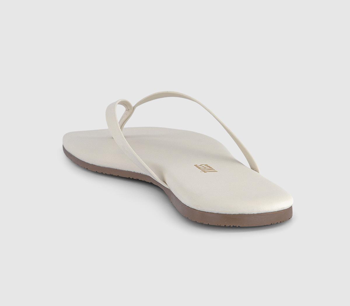 TKEESSquare Toe Lily Flip Flops TKEESSquare Toe Lily Flip FlopsCream