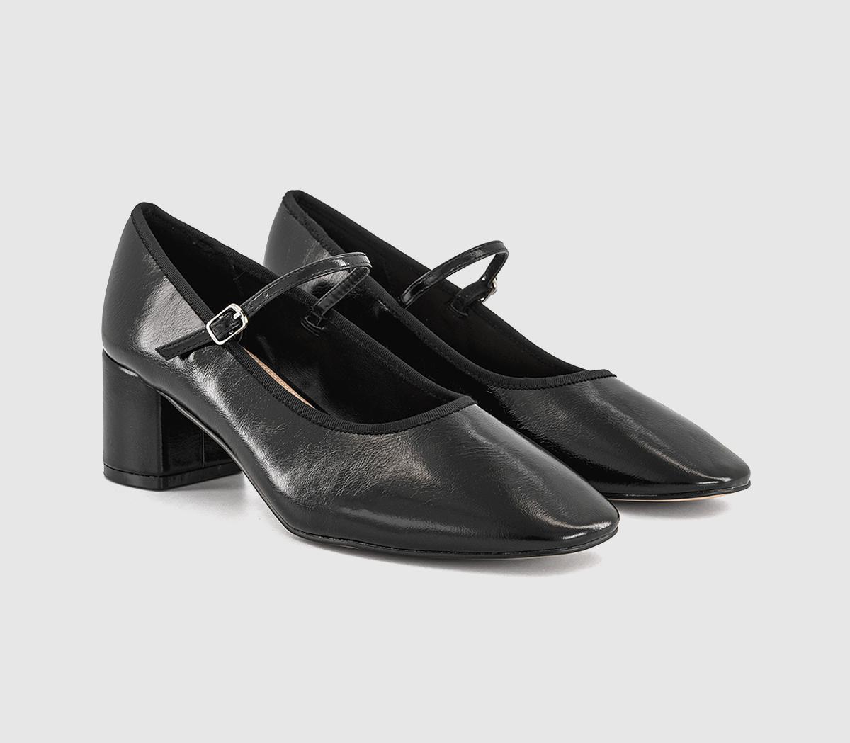 OFFICEMarlowe One Strap Heeled Mary JanesBlack