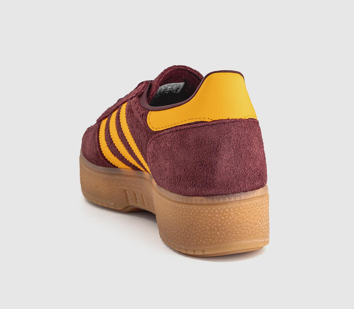 adidasHandball Spezial Bold TrainersShadow Red Crew Yellow Gum