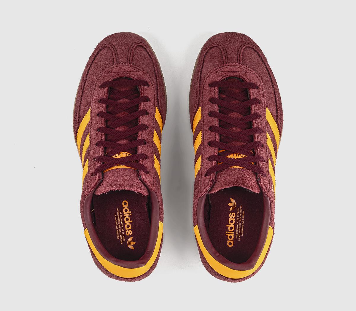 adidasHandball Spezial Bold TrainersShadow Red Crew Yellow Gum