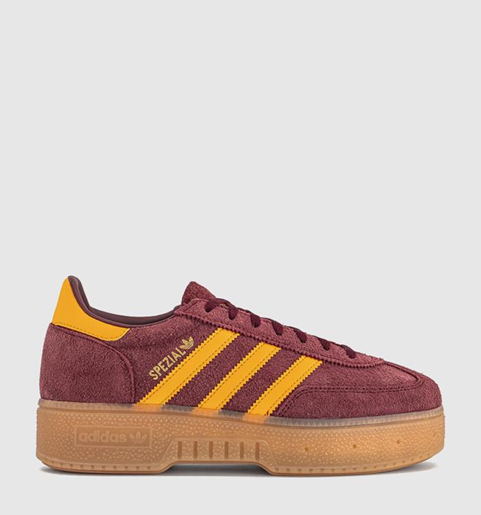adidas Handball Spezial Bold Trainers Shadow Red Crew Yellow Gum