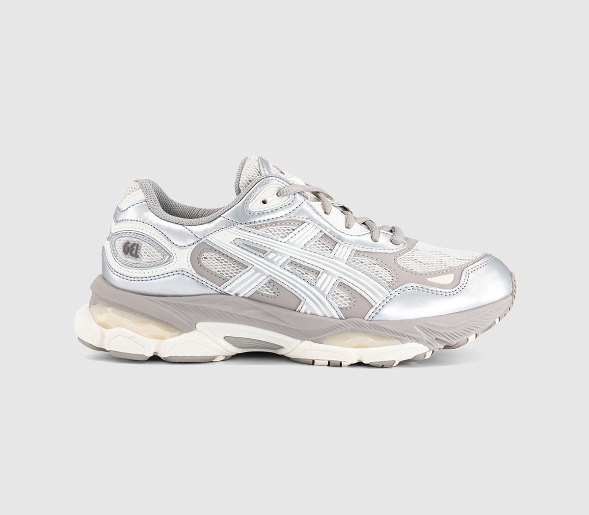 Asics Womens Gel Nyc 2.0 Trainers Smoke Grey Pure Silver, 5.5