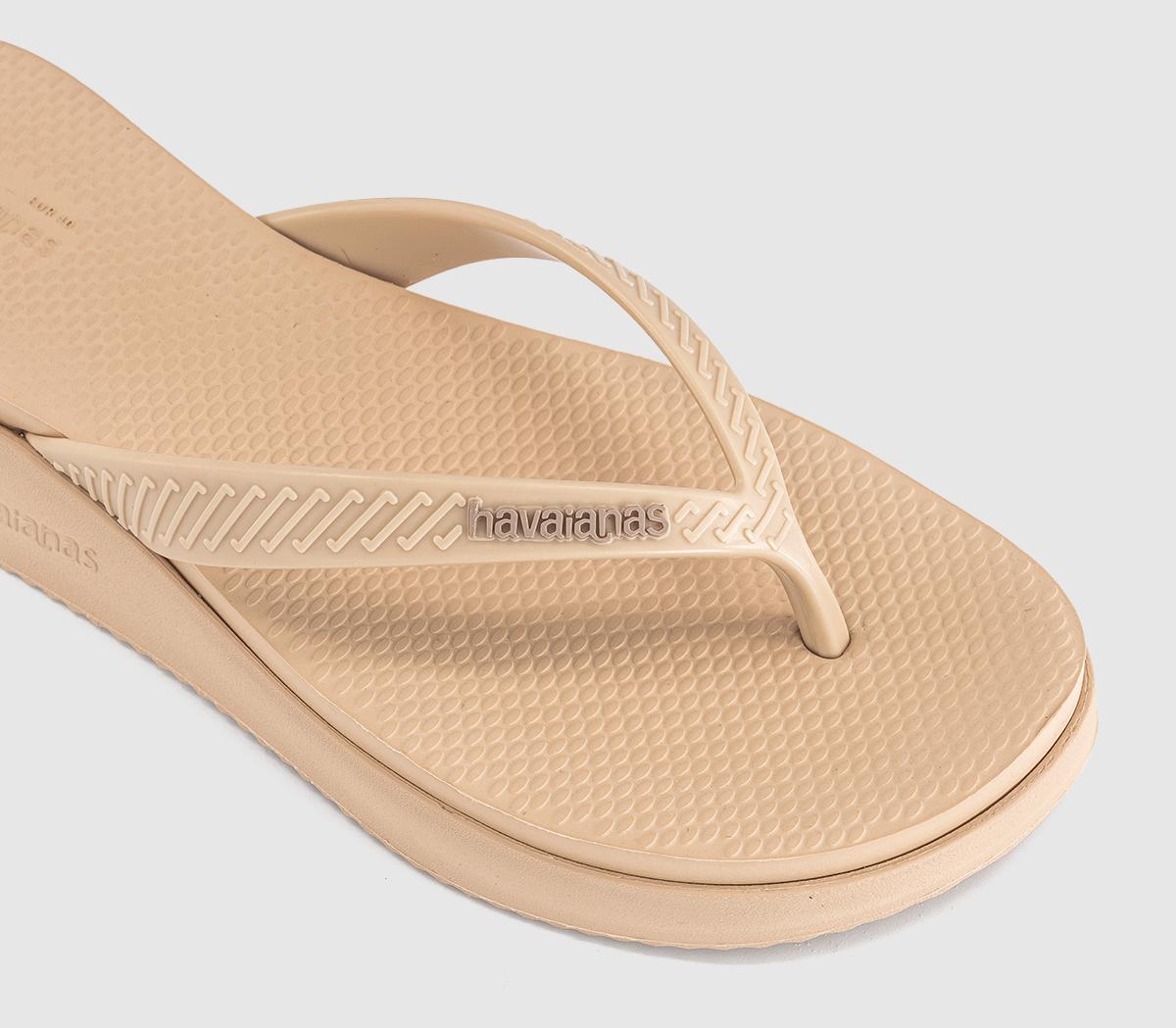 HavaianasHigh Platform Flip FlopsGolden