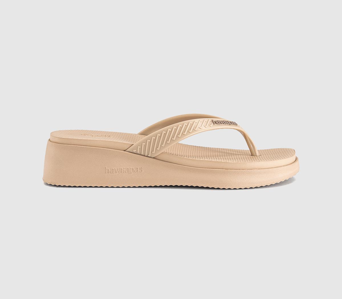 HavaianasHigh Platform Flip FlopsGolden