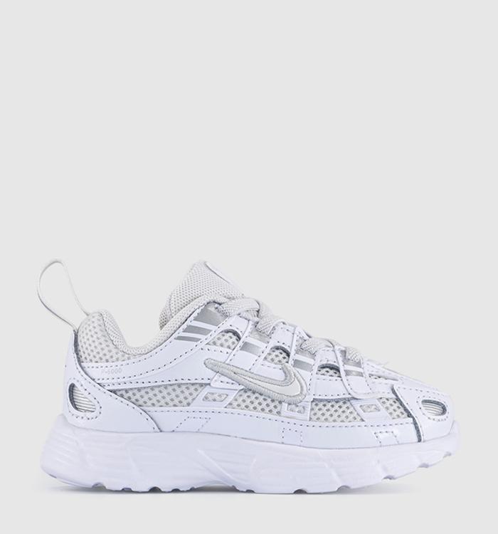 Nike P-6000 Infant Trainers Platinum Tintplatinum Tintwhite