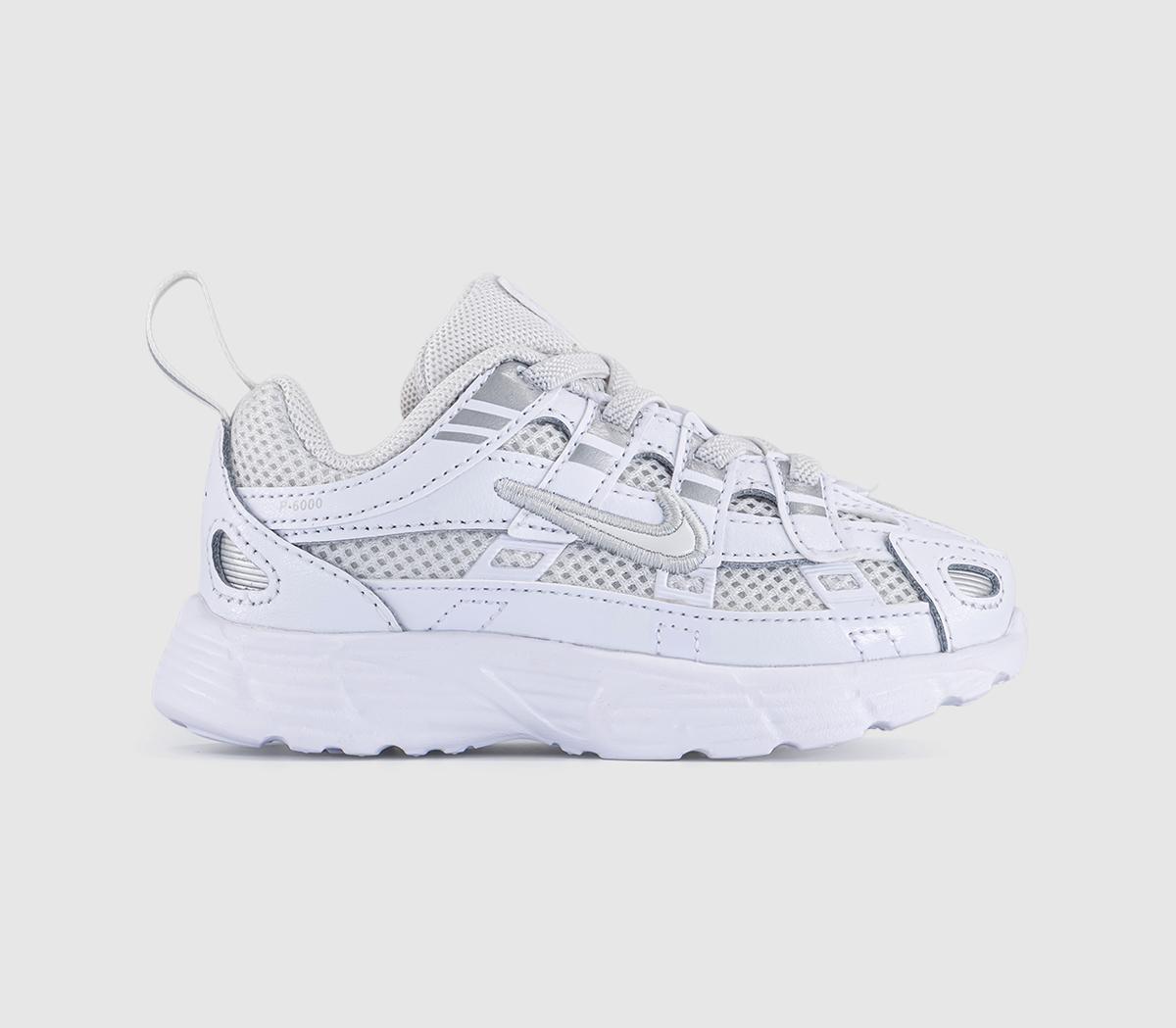 Nike Kids P-6000 Infant Trainers Platinum Tintplatinum Tintwhite, 8.5 Infant
