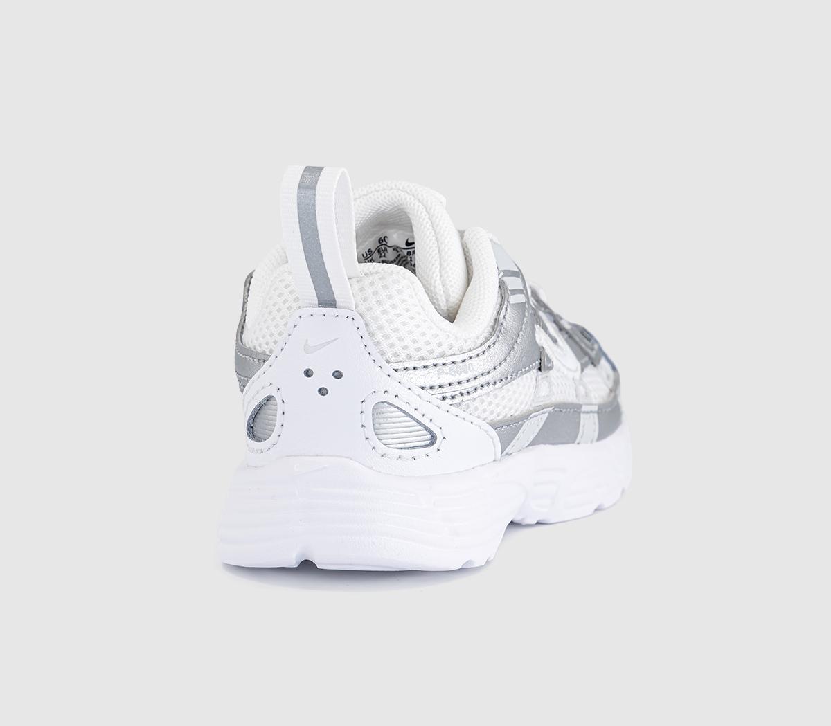 NikeP-6000 Infant TrainersWhite White Photon Dust Metallic Silver
