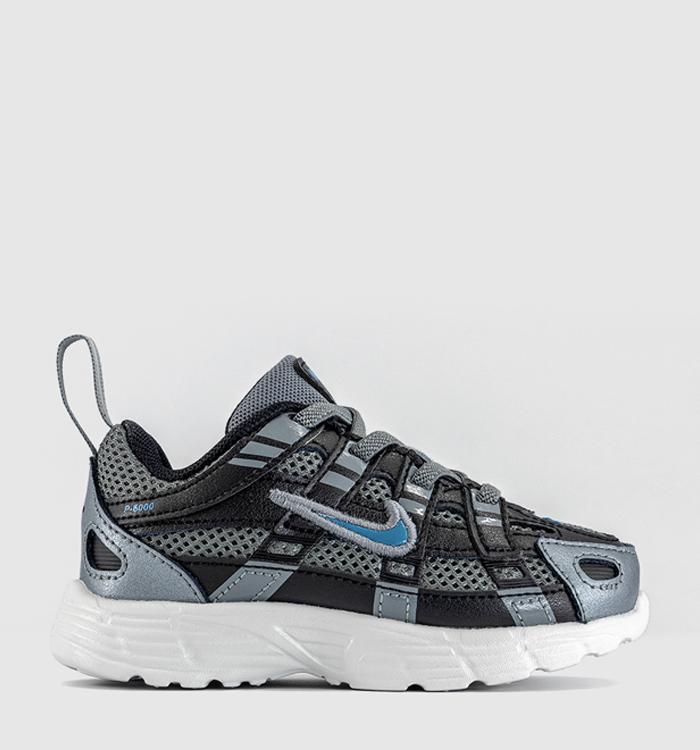 Nike P-6000 Infant Trainers Smoke Greydutch Blueblack