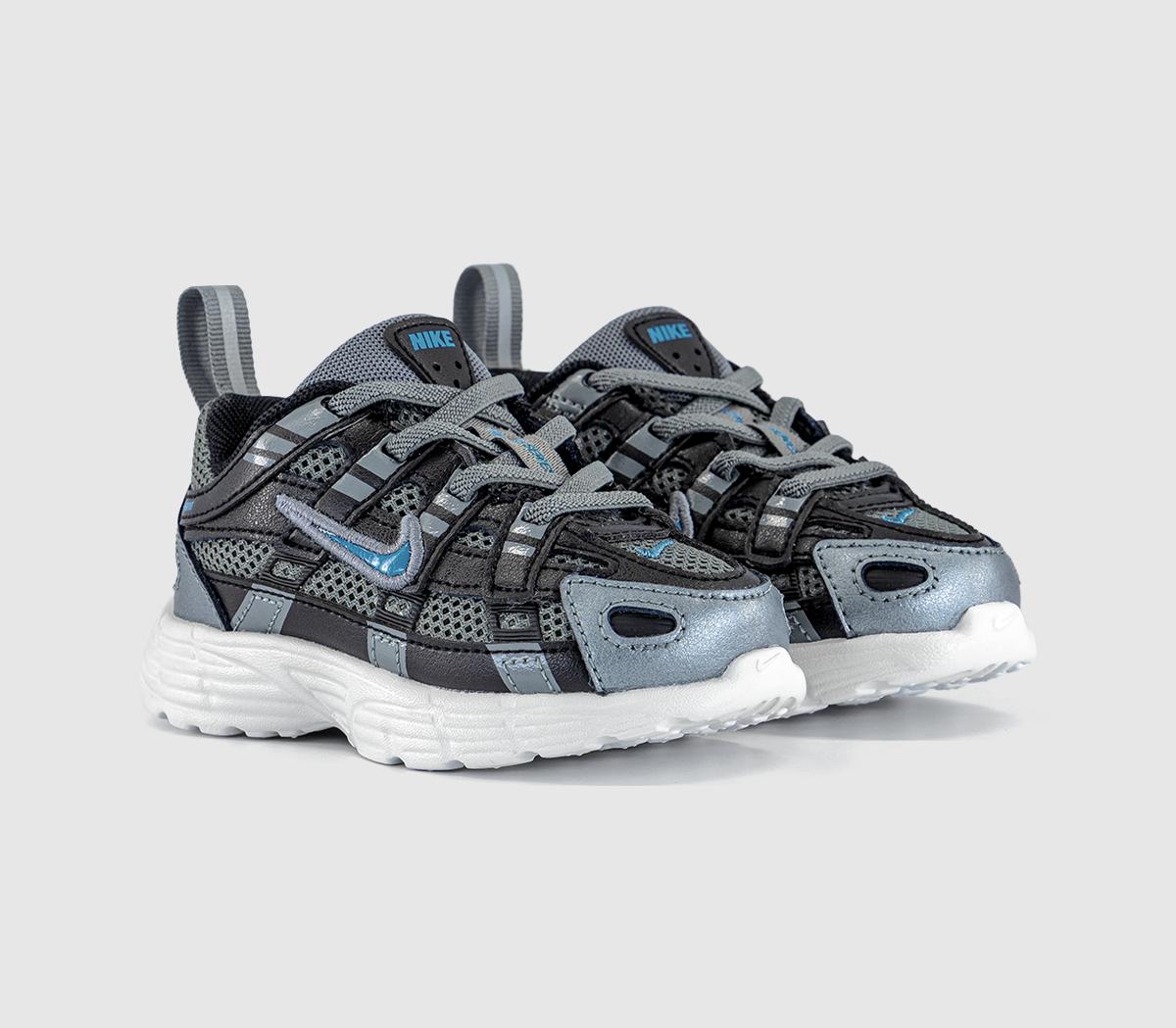 NikeP-6000 Infant TrainersSmoke Greydutch Blueblack