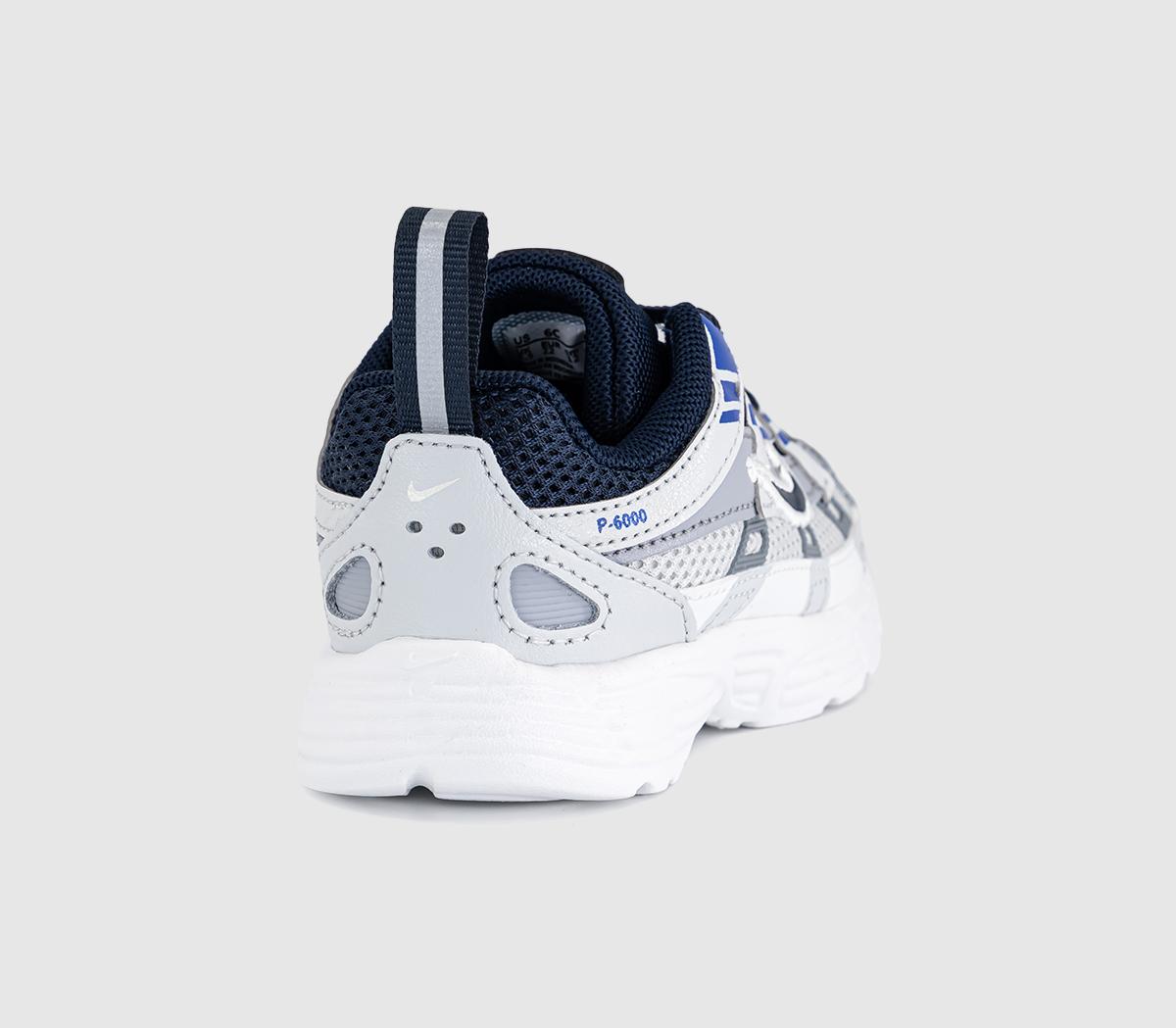 NikeP-6000 Infant TrainersWolf Grey Blue Eclipse Summit White