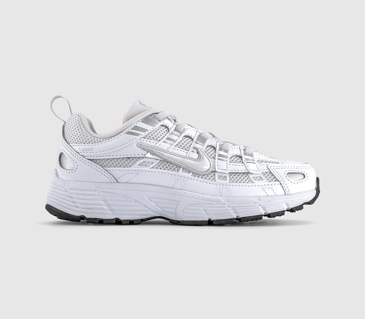 Nike P-6000  Trainers Platinum Tintplatinum Tint White in Kids  Size 10 , Office Shoes