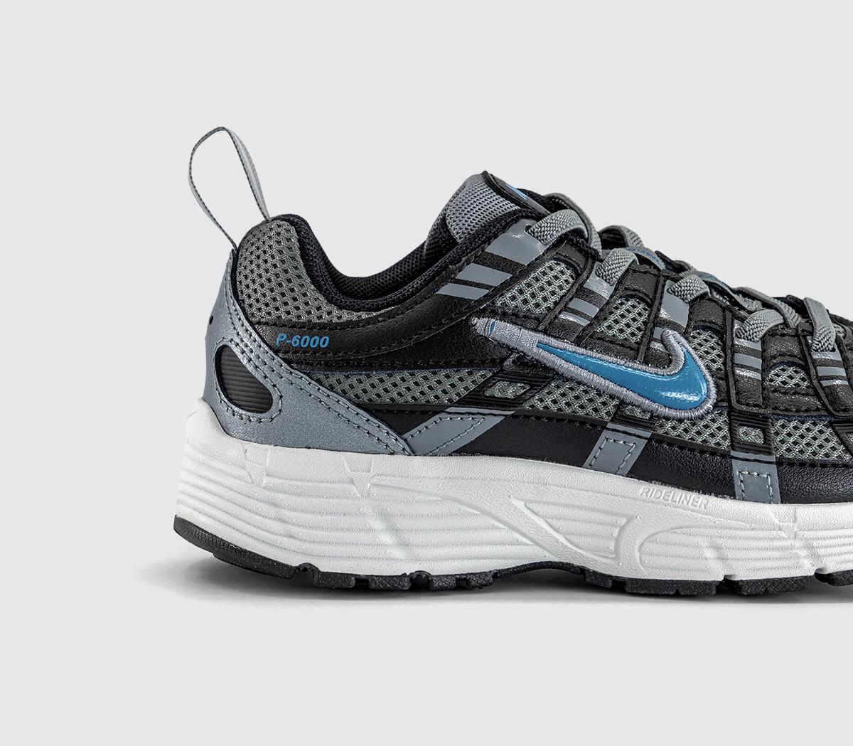 NikeP-6000 Youth TrainersSmoke Greydutch Blueblack