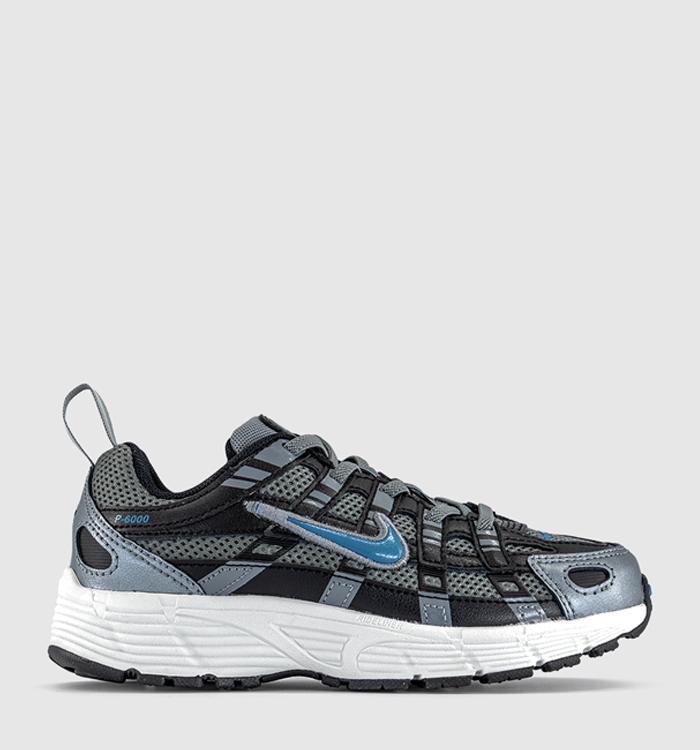 Nike P-6000 Youth Trainers Smoke Greydutch Blueblack