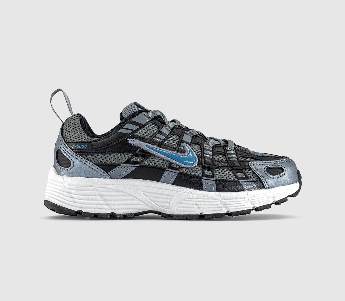Nike P-6000  Trainers Smoke Dutch Blueblack Grey in Kids  Size 12 , Office Shoes