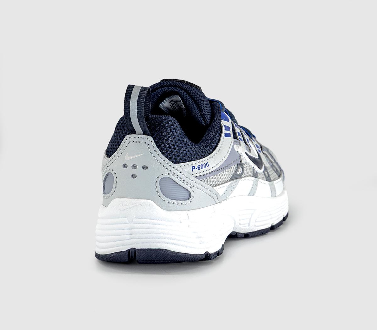 NikeP-6000 Youth TrainersWolf Grey Blue Eclipse Summit White