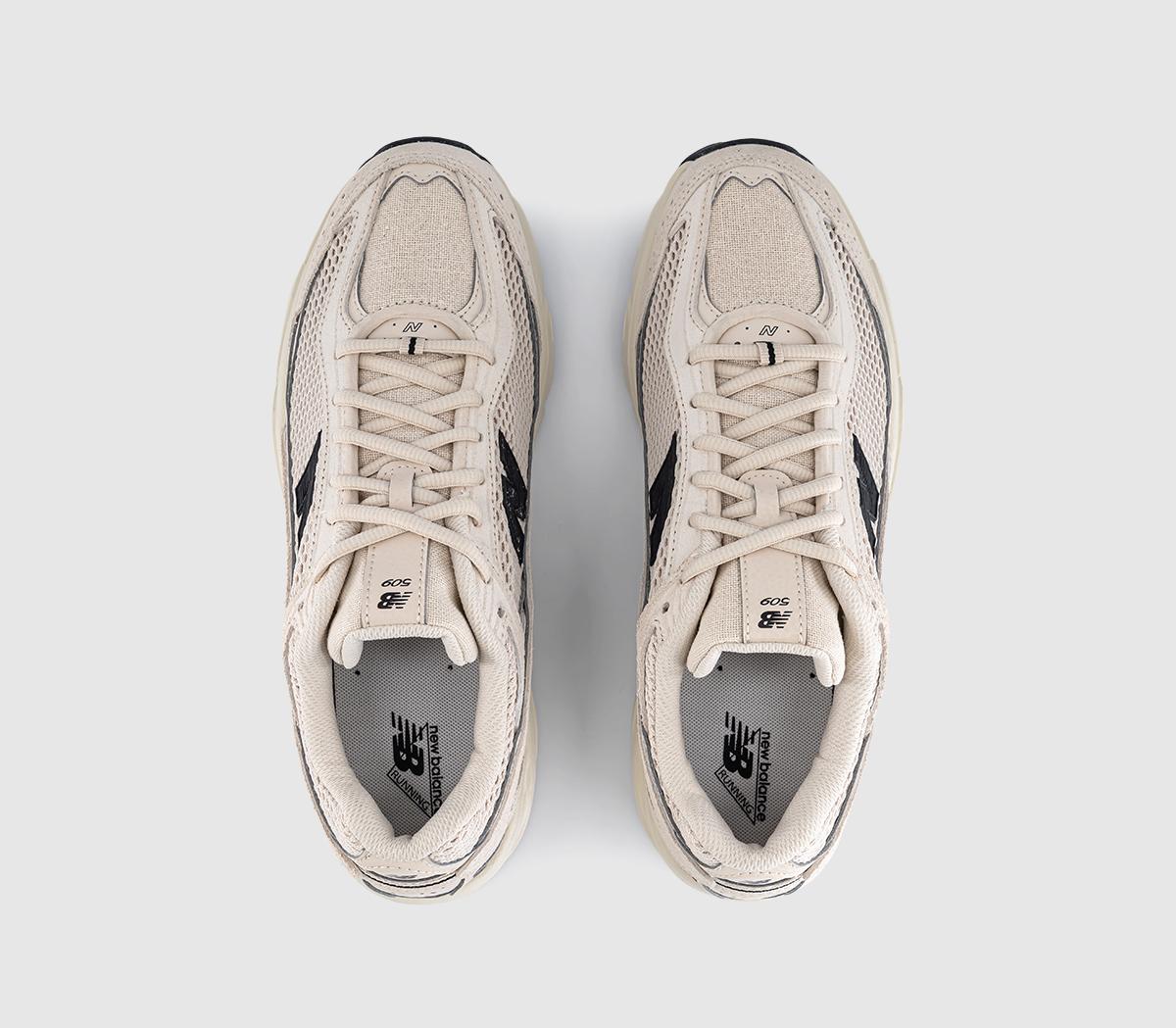 New Balance 509 Trainers Crystal Cream Black - Men's Trainers