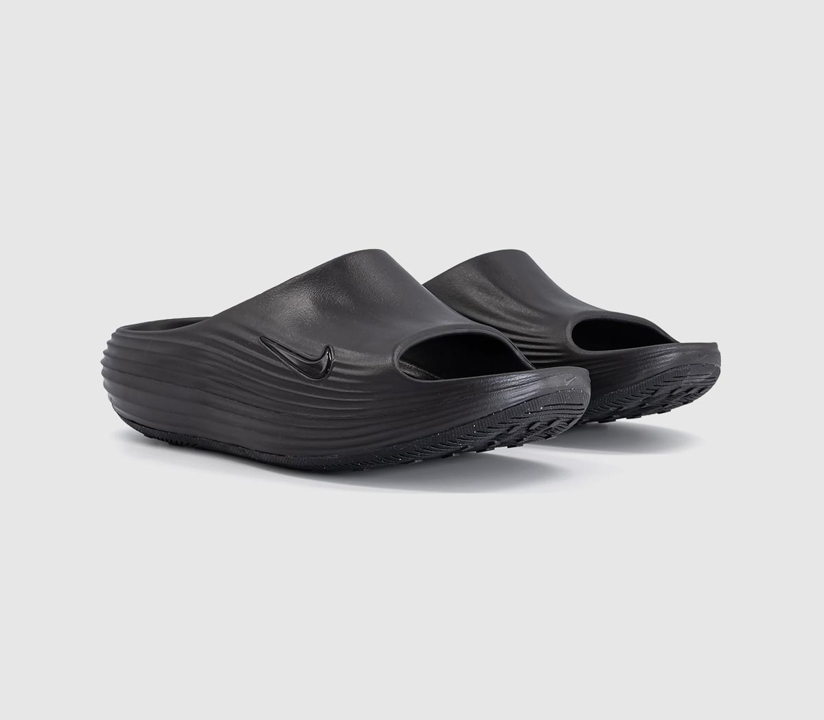 NikeReactx Rejuven8 SlidersBlack