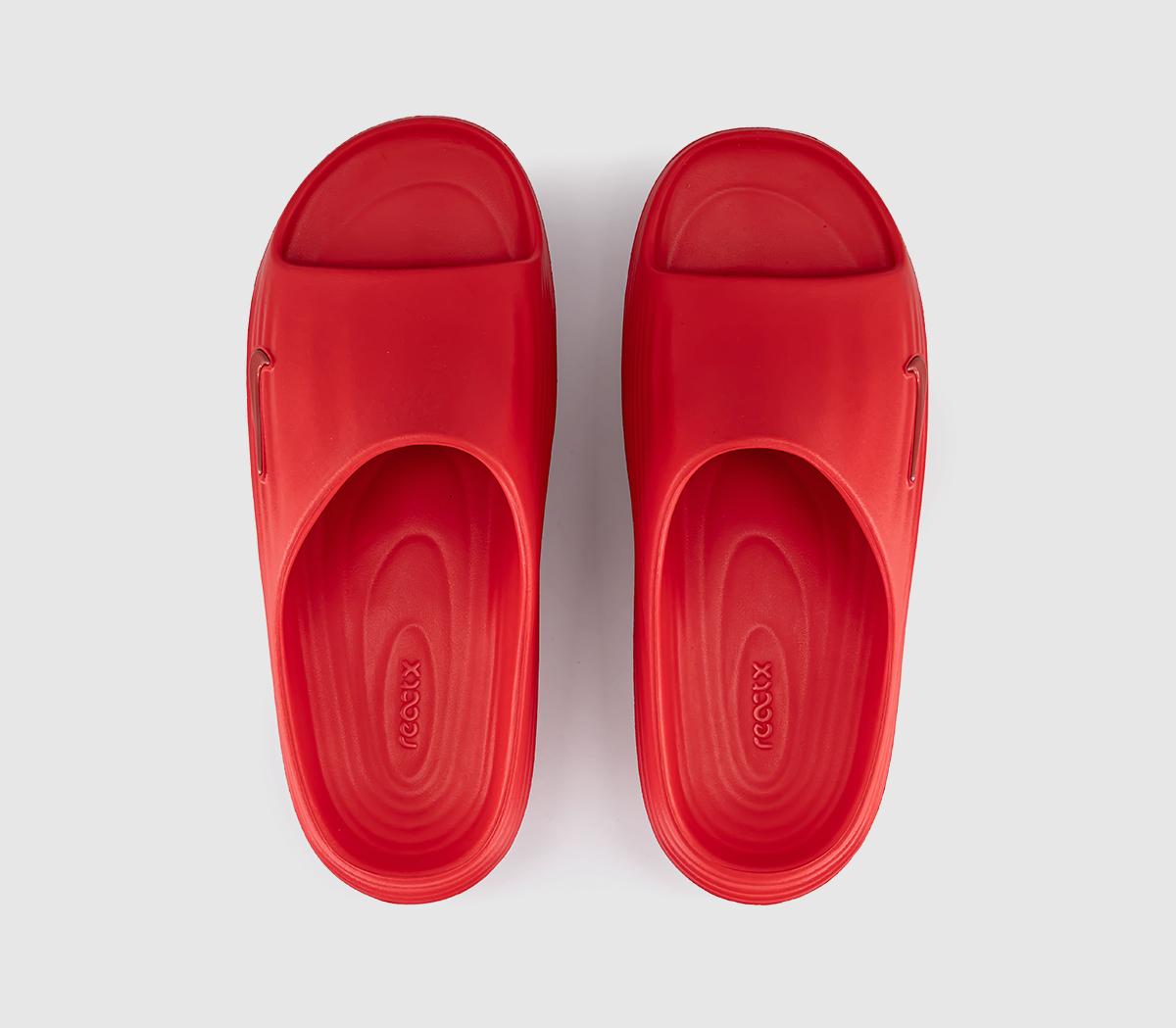 Nike Reactx Rejuven8 Sliders Light Crimson Light Crimson Light