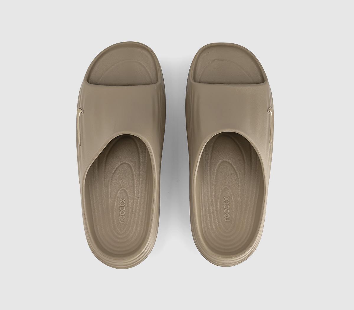 NikeReactx Rejuven8 SlidersKhaki Khaki Khaki