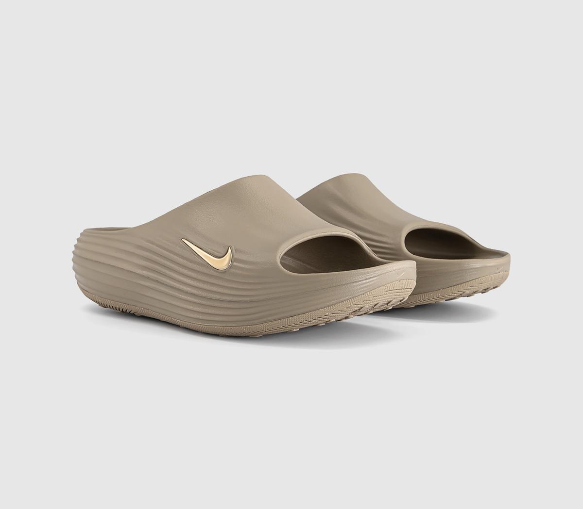 NikeReactx Rejuven8 SlidersKhaki Khaki Khaki