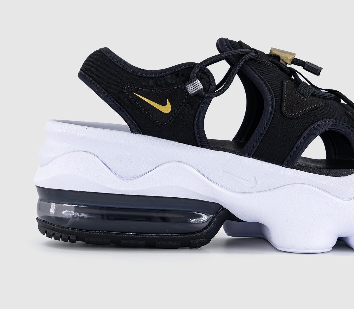 靴 NIKE WMNS AIR MAX KOKO SANDAL 25cm Nike Air Max Koko Sandals Black Metallic Goldanthracitewhite