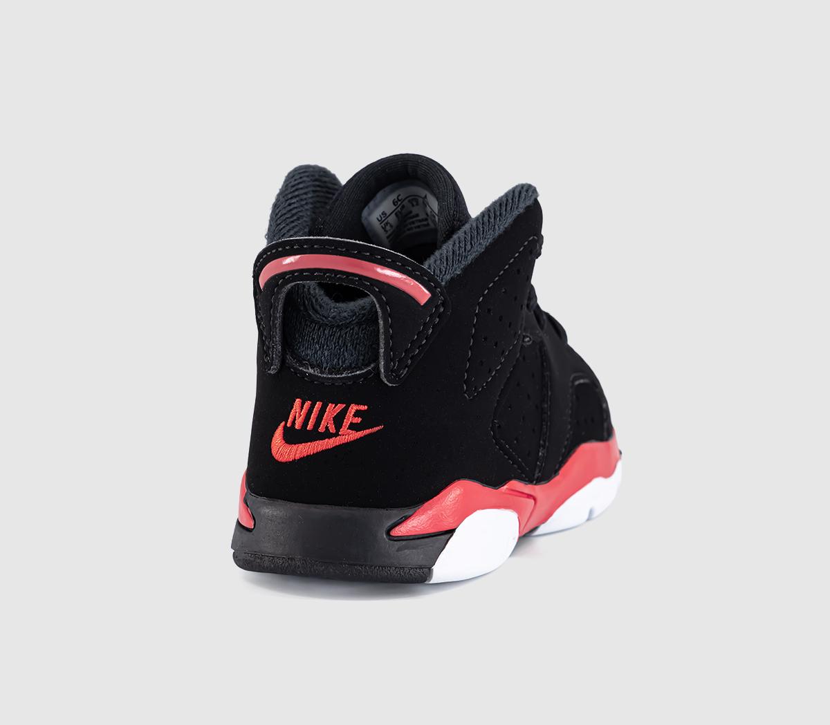 JordanJordan 6 Retro Toddler TrainersBlack Light Crimson