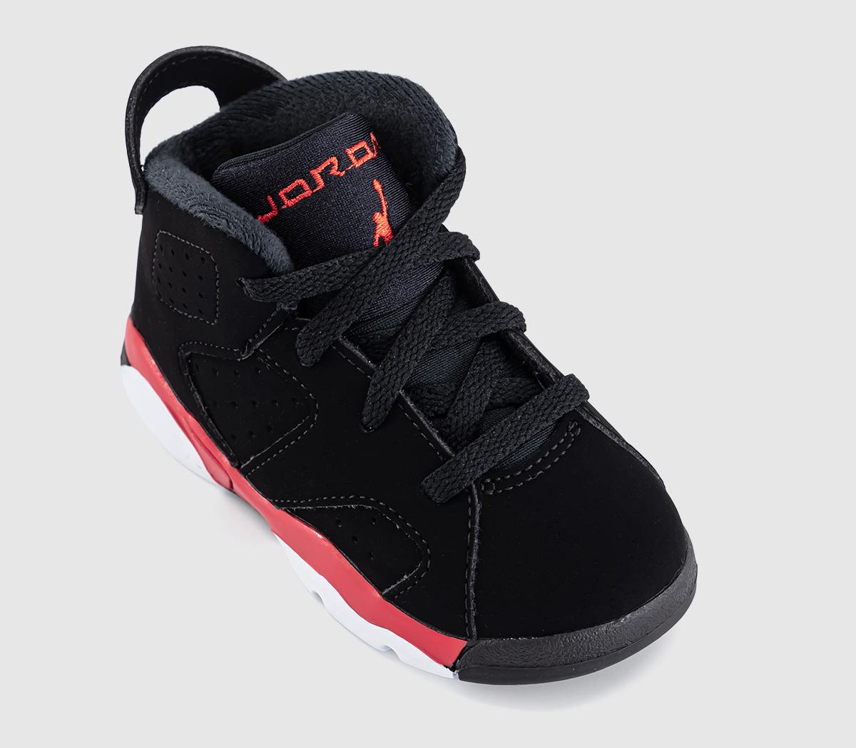 JordanJordan 6 Retro Toddler TrainersBlack Light Crimson