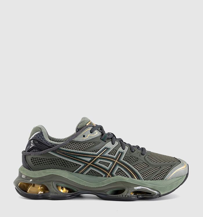 ASICS Gel-kinetic 2.0 Trainers Obsidian Grey Olive