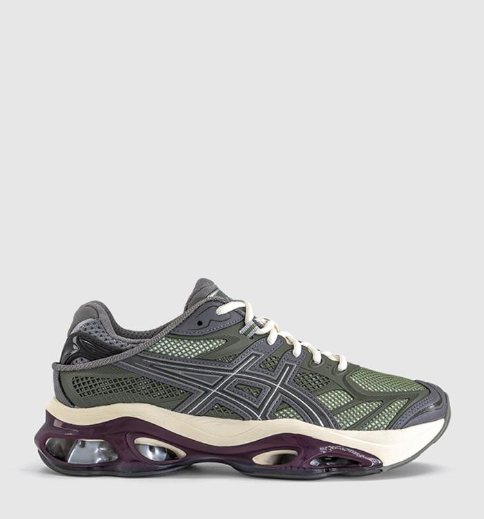 ASICS Gel-kinetic 2.0 Trainers Lichen Green Beniimo Purple
