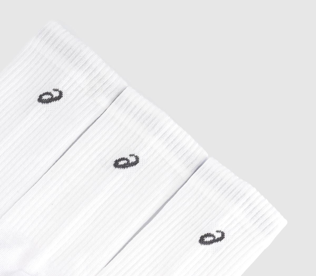 ASICS3pk Crew SocksWhite Black