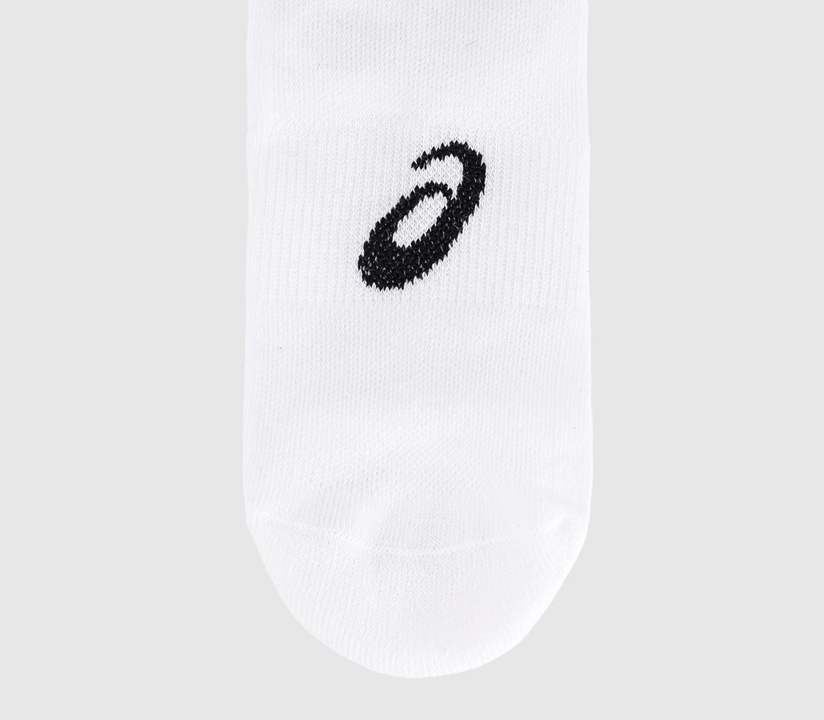 ASICS3pk Mid Ankle SocksWhite Black