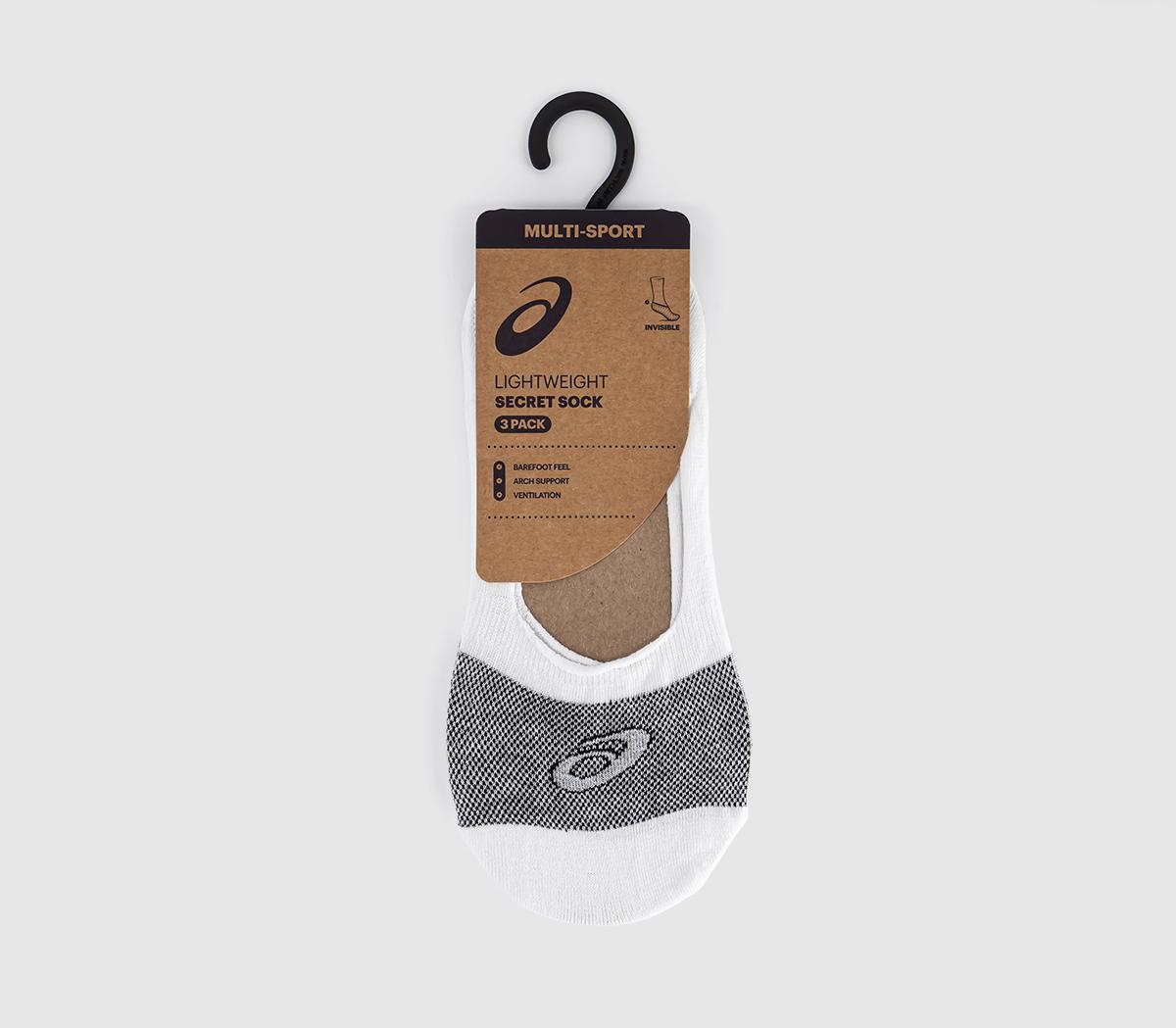 ASICS3pk Secret SocksWhite Black