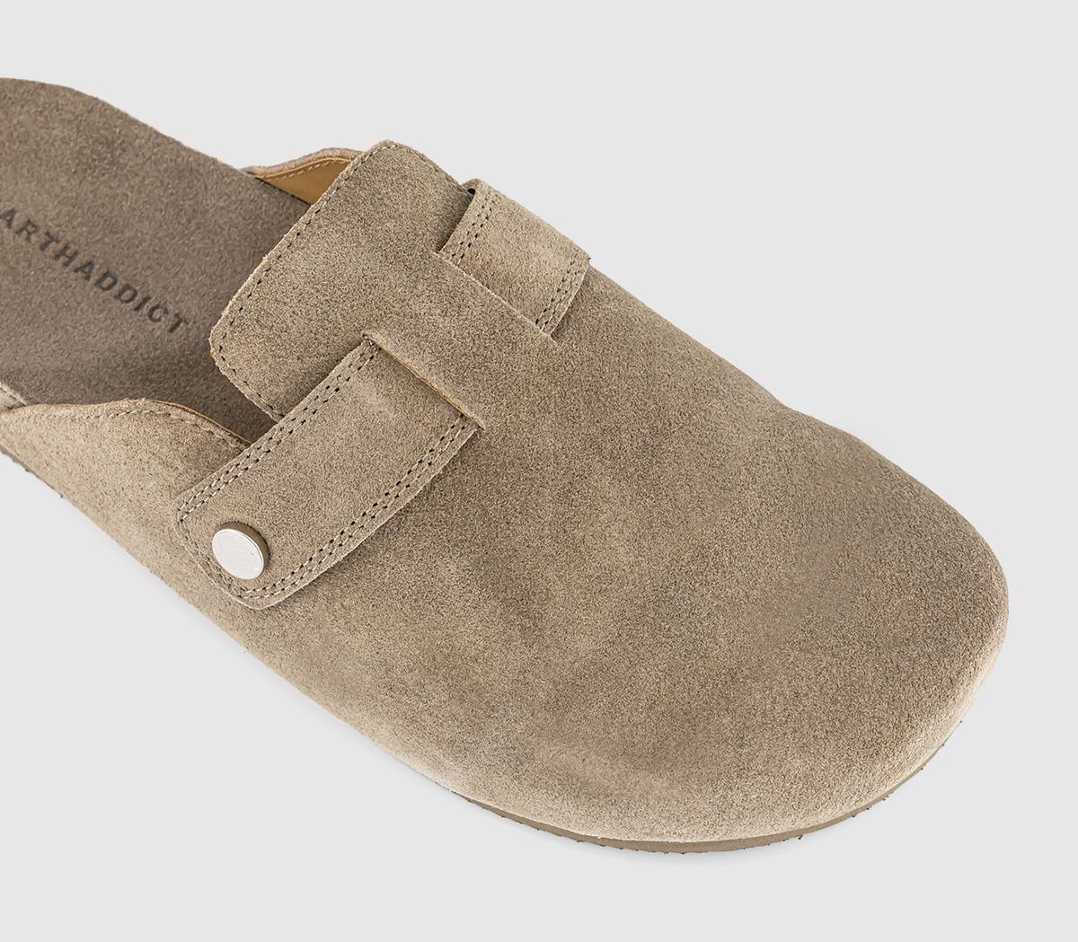 OFFICEFawn Slip On ClogsGrey Suede